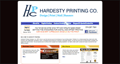Desktop Screenshot of hardestyprinting.com