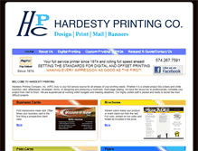Tablet Screenshot of hardestyprinting.com